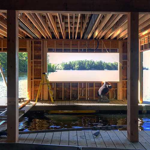 lake muskoka boathouse